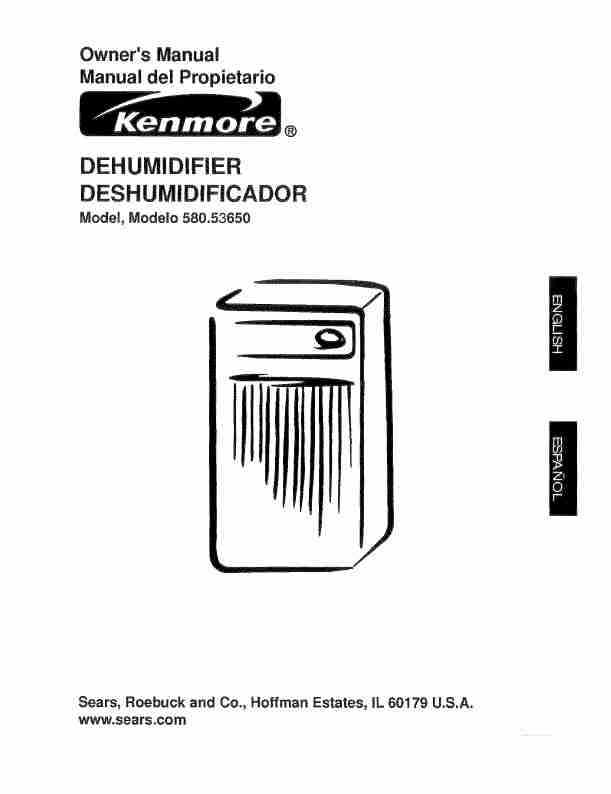 Kenmore Dehumidifier 580_53650-page_pdf